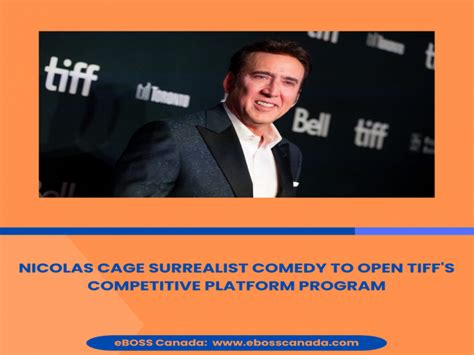 Nicolas Cage surrealist comedy to open TIFF’s competitive Platform program